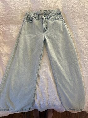 GAP Kids Light Blue Wide-Leg Jeans